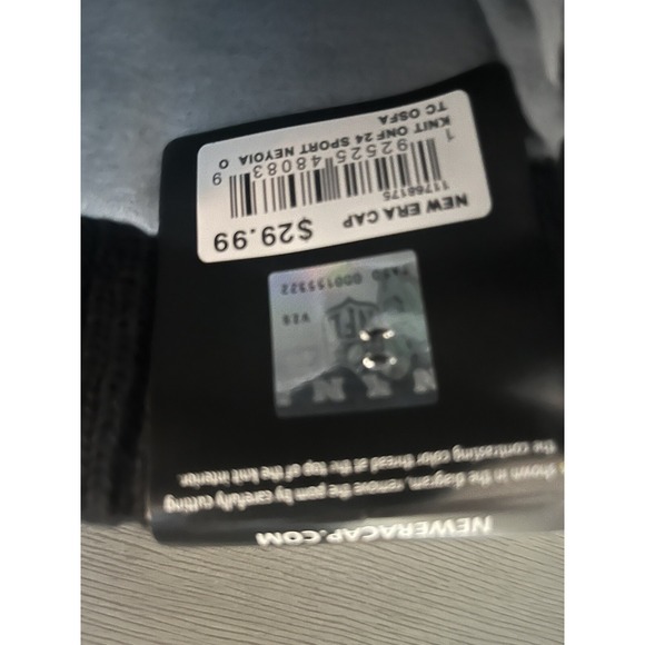 Detroit Lions Knit Winter‎ Hat Beanie New Era Cap FLEECE Lined Black NWT - Picture 5 of 5